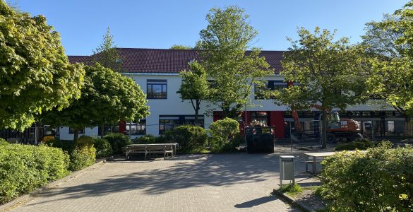 Unser Neubau mit Mensa für den Ganztag. Foto: Rothermundt / Heilig-Geist-Schule